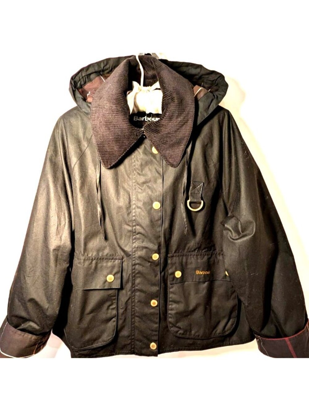 NEW Barbour Reighton Wax Jacket, Fern/Ancient, Women UK 14/US 10